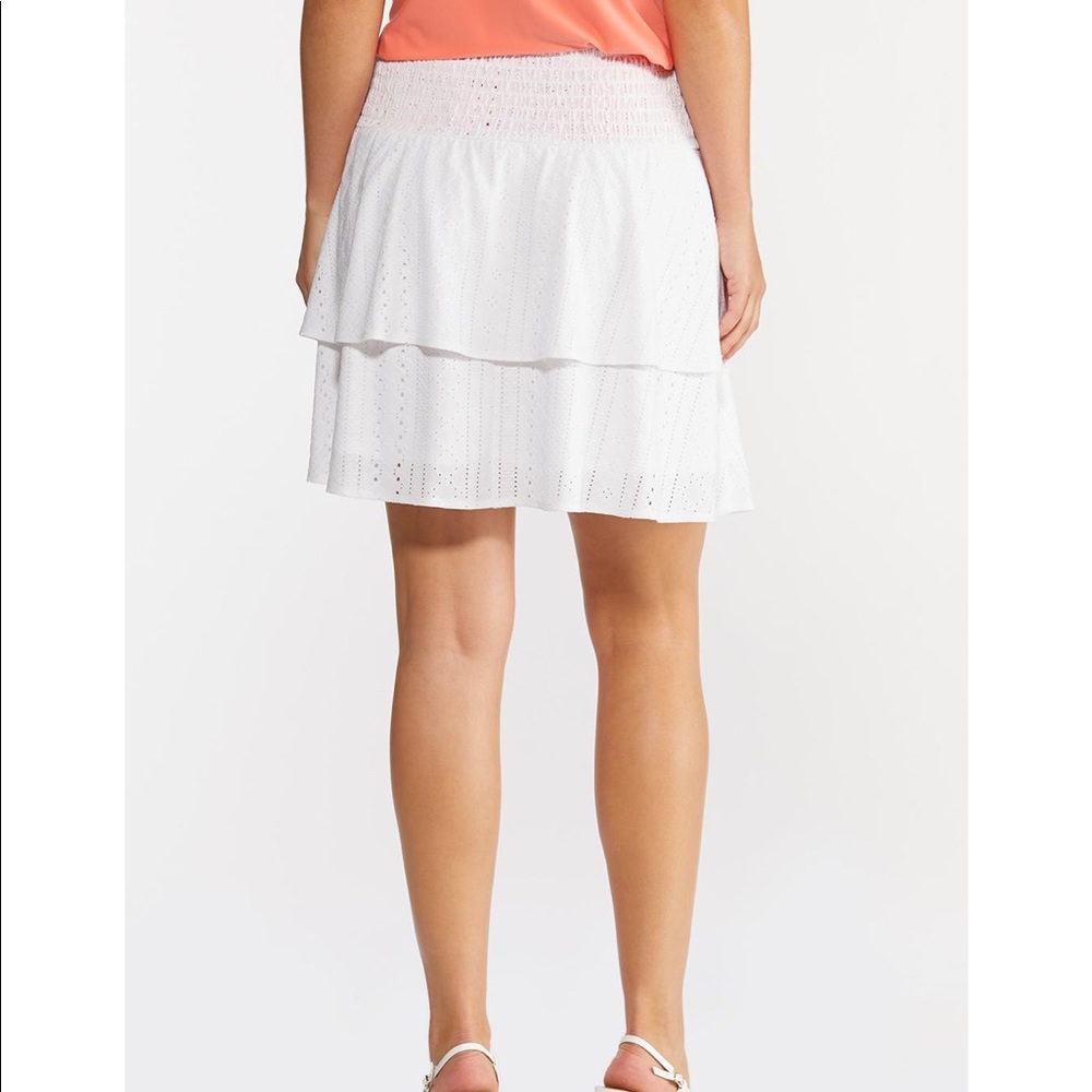 Tiered Eyelet Skirt - Picture 3 of 8